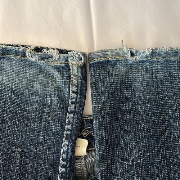 Silver Jeans Pioneer 28 Low Rise Denim Jean Bootcut Y2K Flap Pocket - Picture 6 of 9